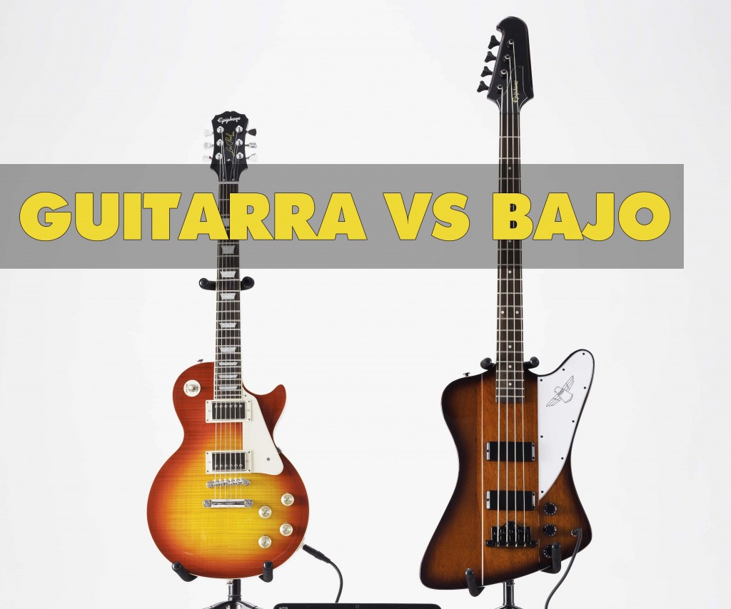 guitarra vs bajo
