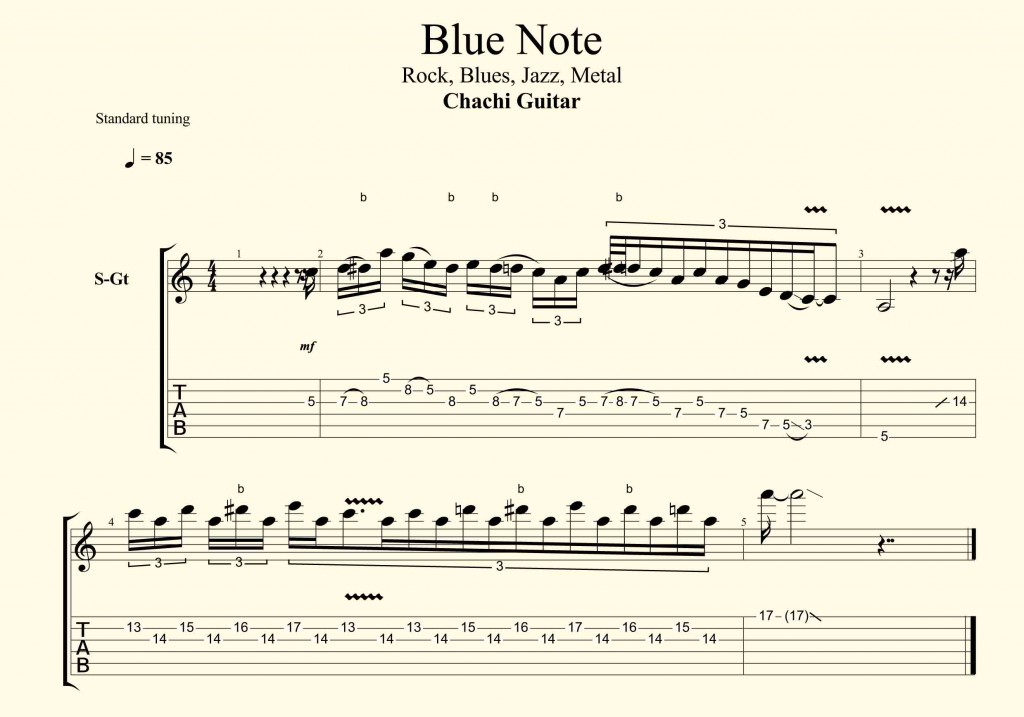Blue Note Tab